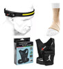 Chaleco Running + Vincha Led + Vendas Prevención Fitness Run 1
