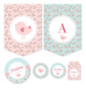Kit Imprimible Pajarito Y Flores Candy Bar Tukit 2