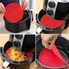 Tapete Protetor Silicone Redondo Air Fryer Fritadeira 20cm 2