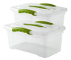 Pack Set 2 Cajas Organizadoras Organizador Plastico 6 Lts 0