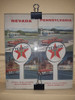 Publicidad  En Papel Mapa  Texaco 45 X 24 Cns 0