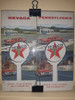Publicidad  En Papel Mapa  Texaco 45 X 24 Cns 1