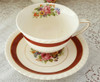 Dúo De Te Taza Y Plato Loza Antigua Inglesa Johnson Bros. 2