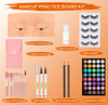 Makeup Practice Face Board Aibipo 3d Reutilizável Com Kit De 2