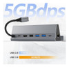 Para Steam Deck Dock Station Tv Base Stand Hub Docking Usb C 1
