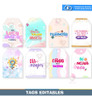 Kit Imprimible Dia De La Mujer Tags Editables 2