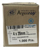 Remache Pop Aluminio 4x20  Argenrap  -  1000 Unidades 1