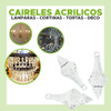 Caireles Acrilicos Pendulo Posa Tortas Decoracion Candelabro 2