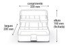 Maleta De Ferramentas Multiuso Com 2 Bandejas 3