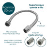 Mangueira Torneira Fria Inox 304 Trançado 30cm Macho Femea 2