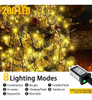 Cadena De Luces De Navidad De 66 Pies, 200 Luces 1