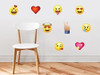 Vinilo Decorativo Pared [6xtk9wny] Emojis Emoticones 1