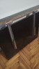 Mesa Rabatible Negra Con Estante 4