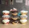 Embalagem Bolo De Pote 150ml Com Tampa G679 50 Uni Bombom 3