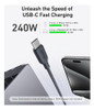 Cable Anker Usbc A Usbc 240w De 3 Metros Mod. A80e7011 4