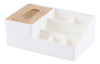 Organizador Grande Cosmeticos Maquillaje Con Diseño Madera 3