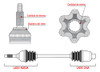 Palier Completo Toyota  Corolla /2008 Automat. Derecho 1