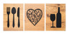 Kit 3 Quadros Decorativos Cozinha 0