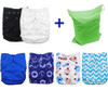 Fundas De Pañales De Tela Para Bebés Babygoal Para Niños, Fu 4