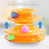 Torre Juguete Gato Desmontable 3 Pelotas 25 Cm Envio Gratis Pais 4