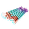 Los Cepillos 10pcs Del Maquillaje De Funfunman Componen El D 2