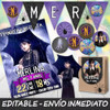 Kit Imprimible Merlina Addams Wednesday Editable Power Point 1