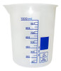 3x Becker 1000ml Plástico Graduado Copo Jarra  Bequer Nalgon 0