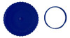 Set De Anillo Y Tapa Azul Gl45 Para Frasco Autoclavable 140º 2
