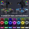 Soporte Para Auriculares Kdd Gaming Rgb, Soporte Giratorio P 1