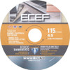 Disco Diamantado 4 1/2'' Corte Marmol Azulejos Granito Ecef 0