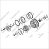 Disco Embrague B Honda Falcon Nx 400 Original Japon Mh 1