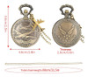 Relógio De Bolso Estilo Retrô Antigo B-29 Steampunk Vintage 2 Relógio De Bolso Estilo Retrô Antigo B-29 Steampunk Vintage 2