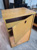 Rack De Audio En Roble..ruedas Cajon Impecable Muy Practico. 6