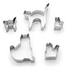 Juego De Cortadores Fox Run 5piece Cat Cookie 1