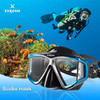 Exrossi Máscara De Buceo Panorámica De 4 Lentes, 3