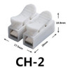 Conector Cable Empalme Rapido Bornera 2 Vias Ch-2 X10 5