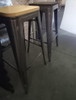 Banqueta Taburete Tolix Wood Acero Asiento De Madera 3