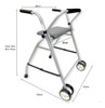 Andador Ancianos Con Asiento Plegable Regulable Ayuda Camina 2