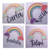 Arcoiris Decorativo Infantil Personalizado, Colores Varios. 1