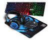 Combo Gamer Teclado Retroiluminado + Mouse + Auricular + Pad 0