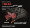 Cubierta Moto Borilli Trasera Motocross 120/90-19 Mx 1