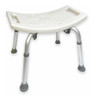 Silla De Ducha Bañera Aluminio Regula Altura Respaldo Baño 2