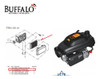 Filtro De Ar Para Motor 6.0/6.5hp Vertical Buffalo Branco 3