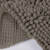 2 Tapetes De Banheiro Bolinha Microfibra Macio 40x60 Marrom 5