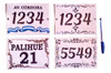 Números Domiciliario Hierro Enlozadas 15x20 Rectangulares 0