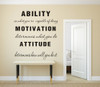 Vinilo Decorativo Pared [77brc8pb] Frases 0