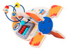Juego Didáctico De Madera Tooky Toy Cohete Con Actividades 3