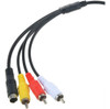 Av A / V Cable De Tv Cable Para Sony Dcr-dvd653e Dcr-hc85e D 4