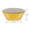 Sumind Foil Metálico Cupcake Case Liners Muffin Paper Baking 1