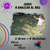 Juego A Embocar Al Aro Punteria Lanzamiento Bolsitas Al Aro 1